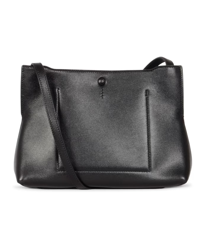 Black Flat Pochette Bag