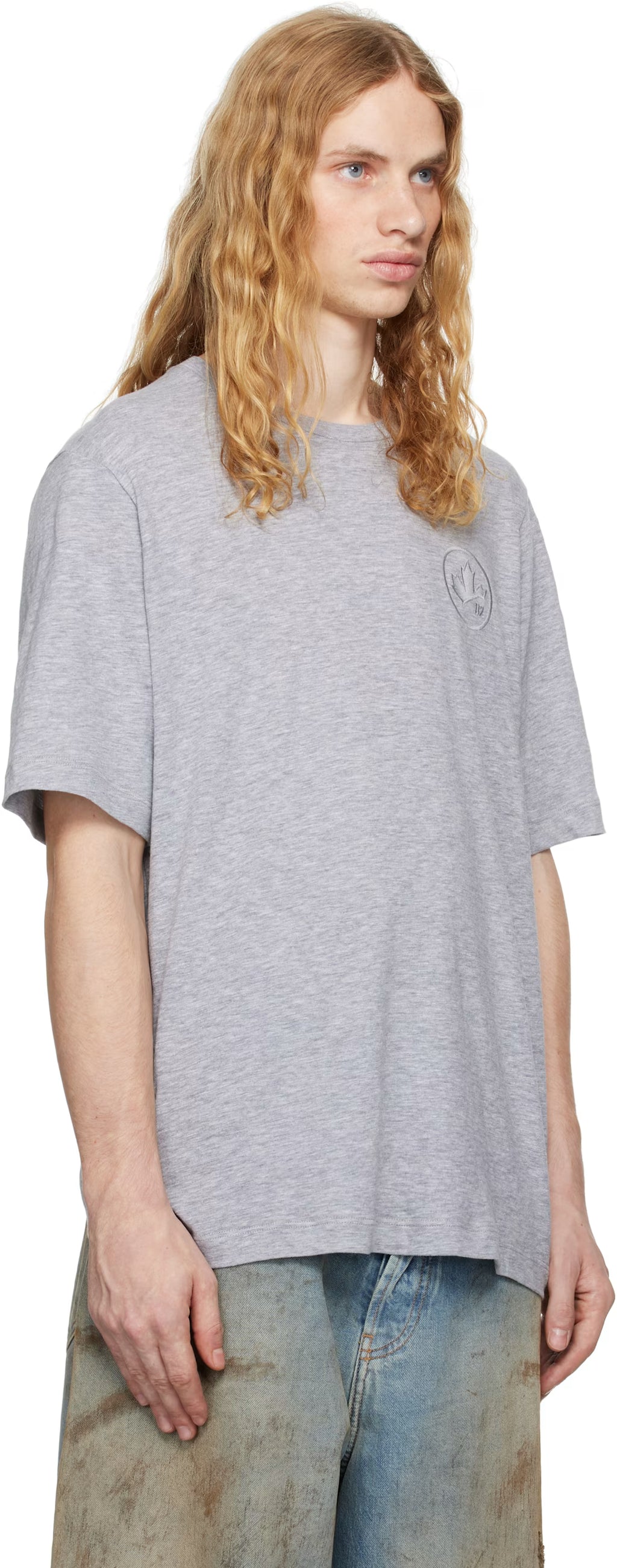 Gray Loose-Fit T-shirt