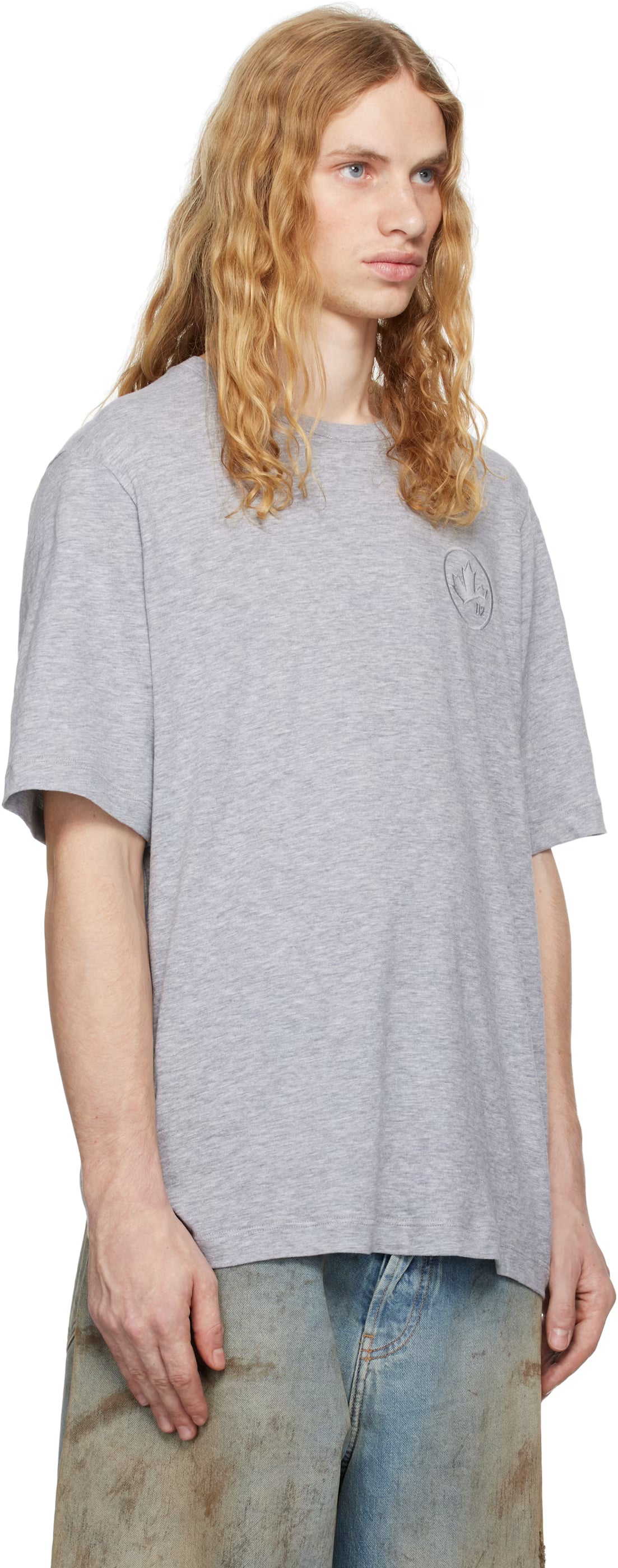 Gray Loose-Fit T-shirt