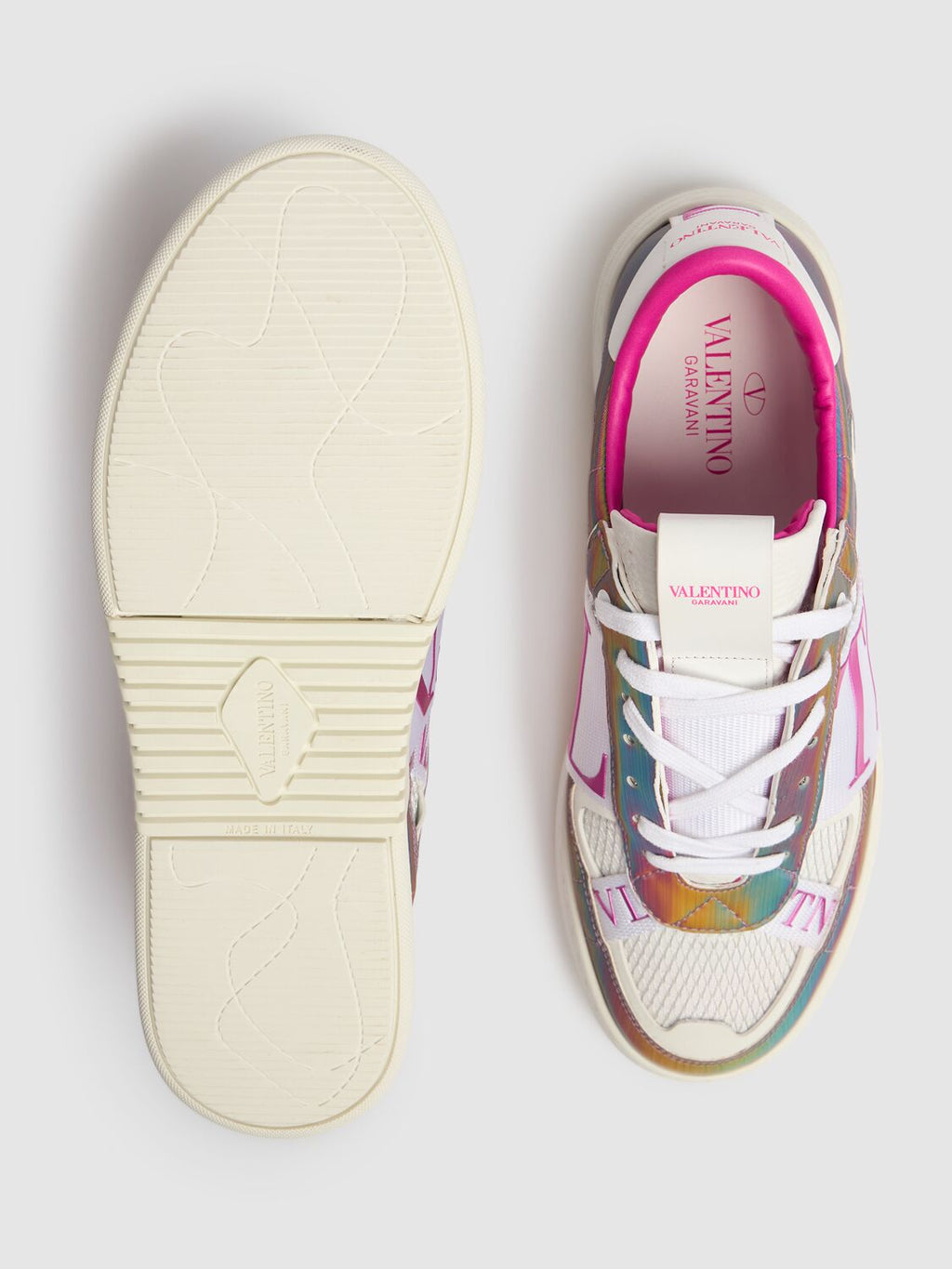 Valentino Garavani Valentino Garavani 20mm VL7N poly & cotton sneakers - Size: UK 4 Sneakers | Shop From The Mirage