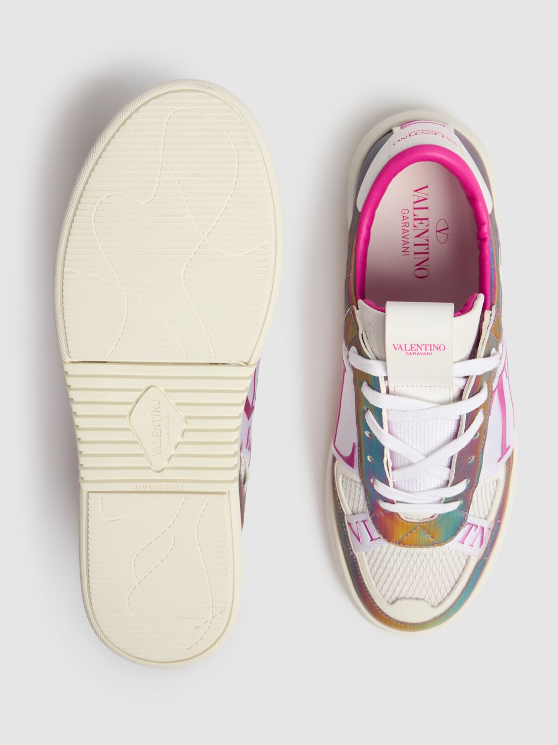 Valentino Garavani Valentino Garavani 20mm VL7N poly & cotton sneakers - Size: UK 4 Sneakers | Shop From The Mirage