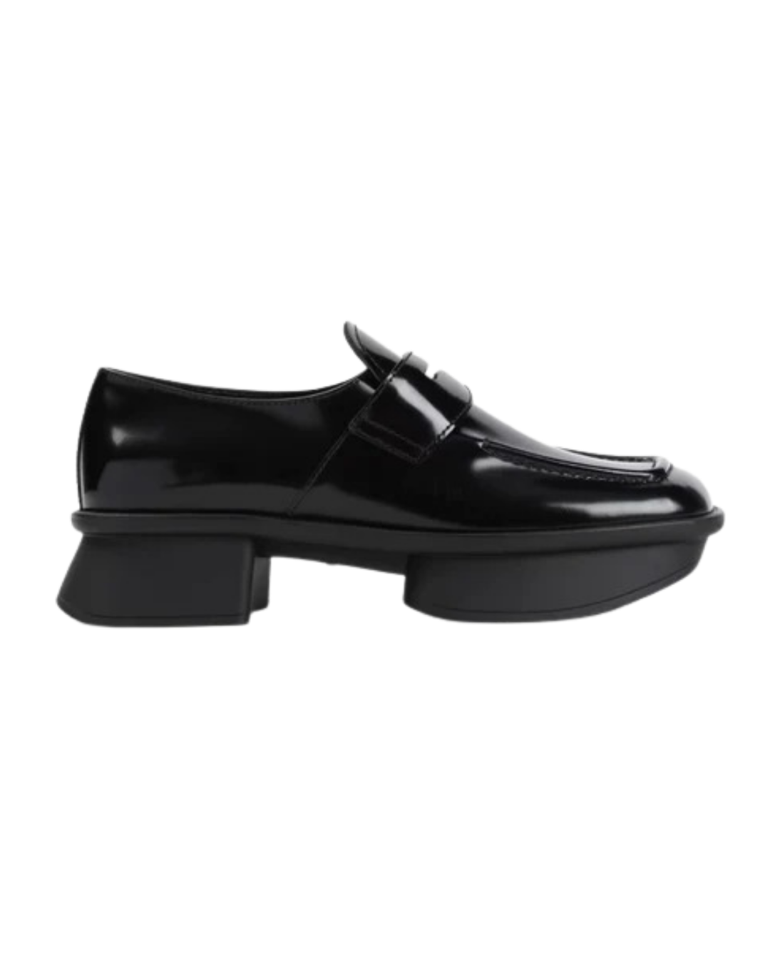 Prada Black Loafer Shoes Elegant Style