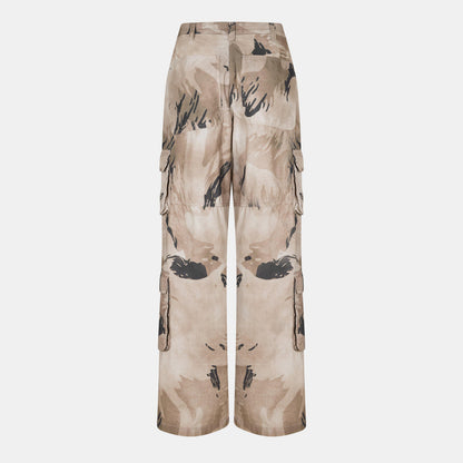 Camo Relaxed Fit Cargo Trousers