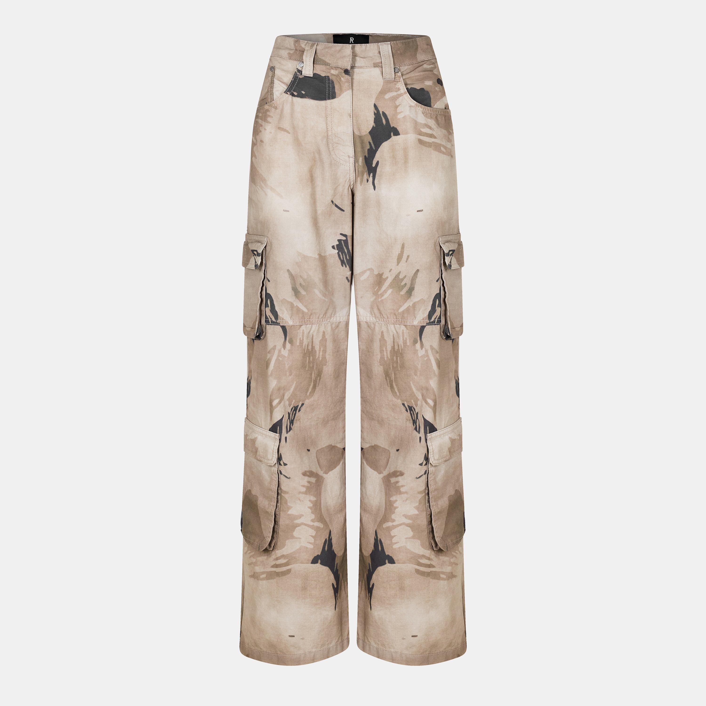 Camo Relaxed Fit Cargo Trousers