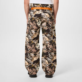 Cargo Pocketed Baggy Trousers