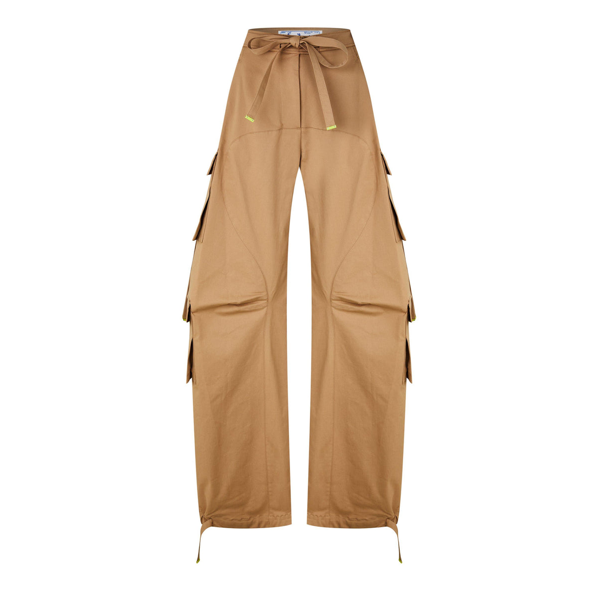 Gabardine Cargo Trousers