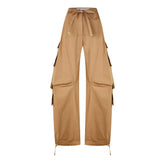 Gabardine Cargo Trousers