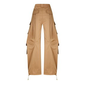 Gabardine Cargo Trousers