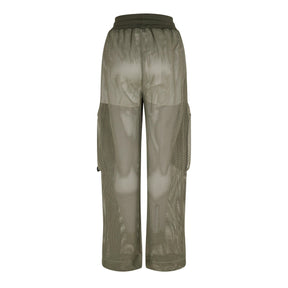 Women's Mesh Cargo Trousers