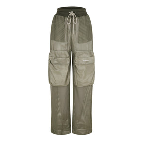 Women's Mesh Cargo Trousers