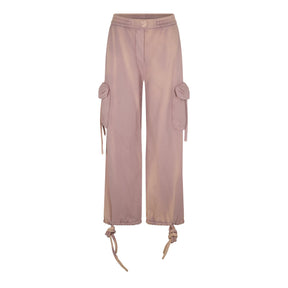 Women's Laundry Cargo Track Bottoms, Adjustable Drawcord Cuffs Trousers