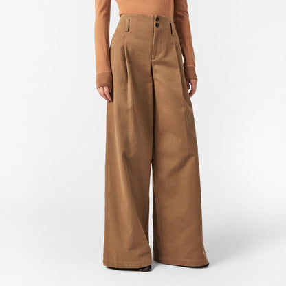 Lightweight Wide Leg Trousers
