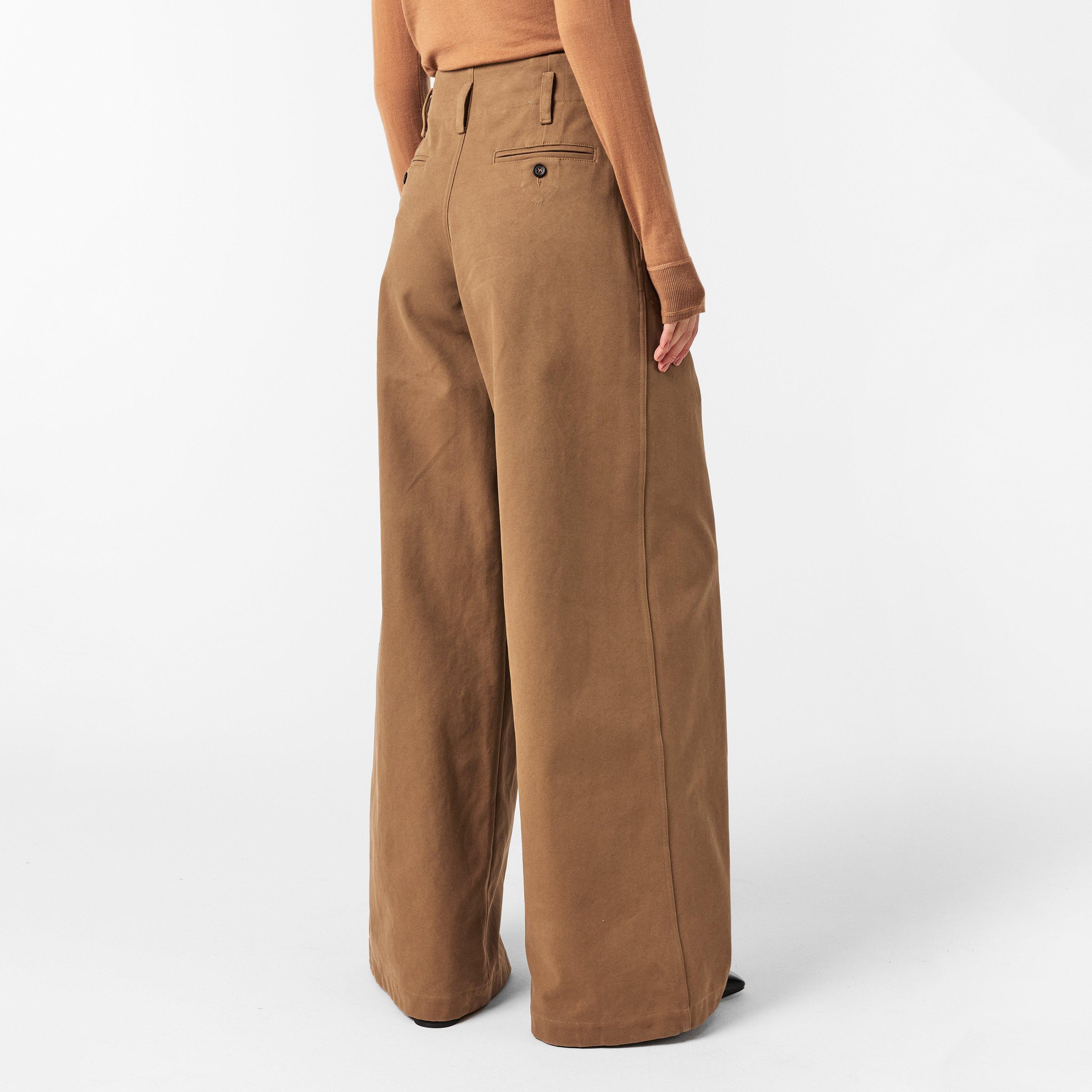 Lightweight Wide Leg Trousers