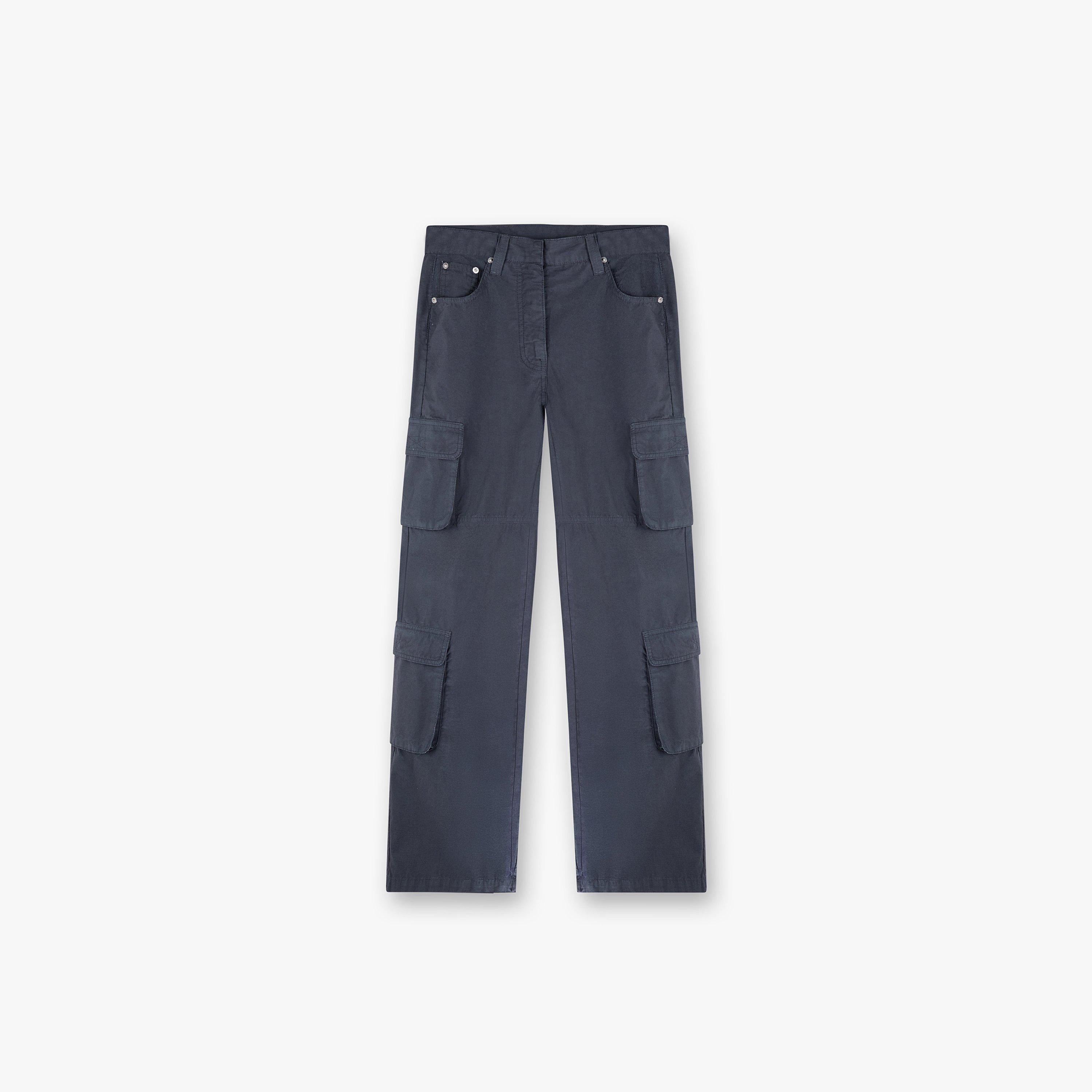 Fender Wide Leg Cotton Cargo Trousers