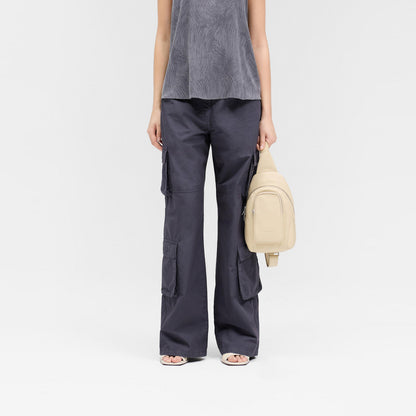 Fender Wide Leg Cotton Cargo Trousers