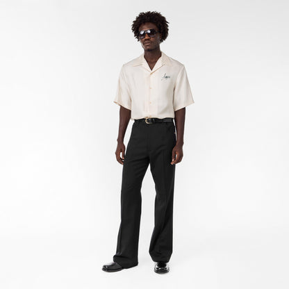 Wide Leg Relaxed Fit Trousers