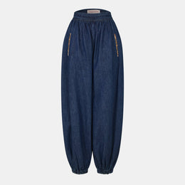 Val Denim Relaxed Fit Harem Trousers
