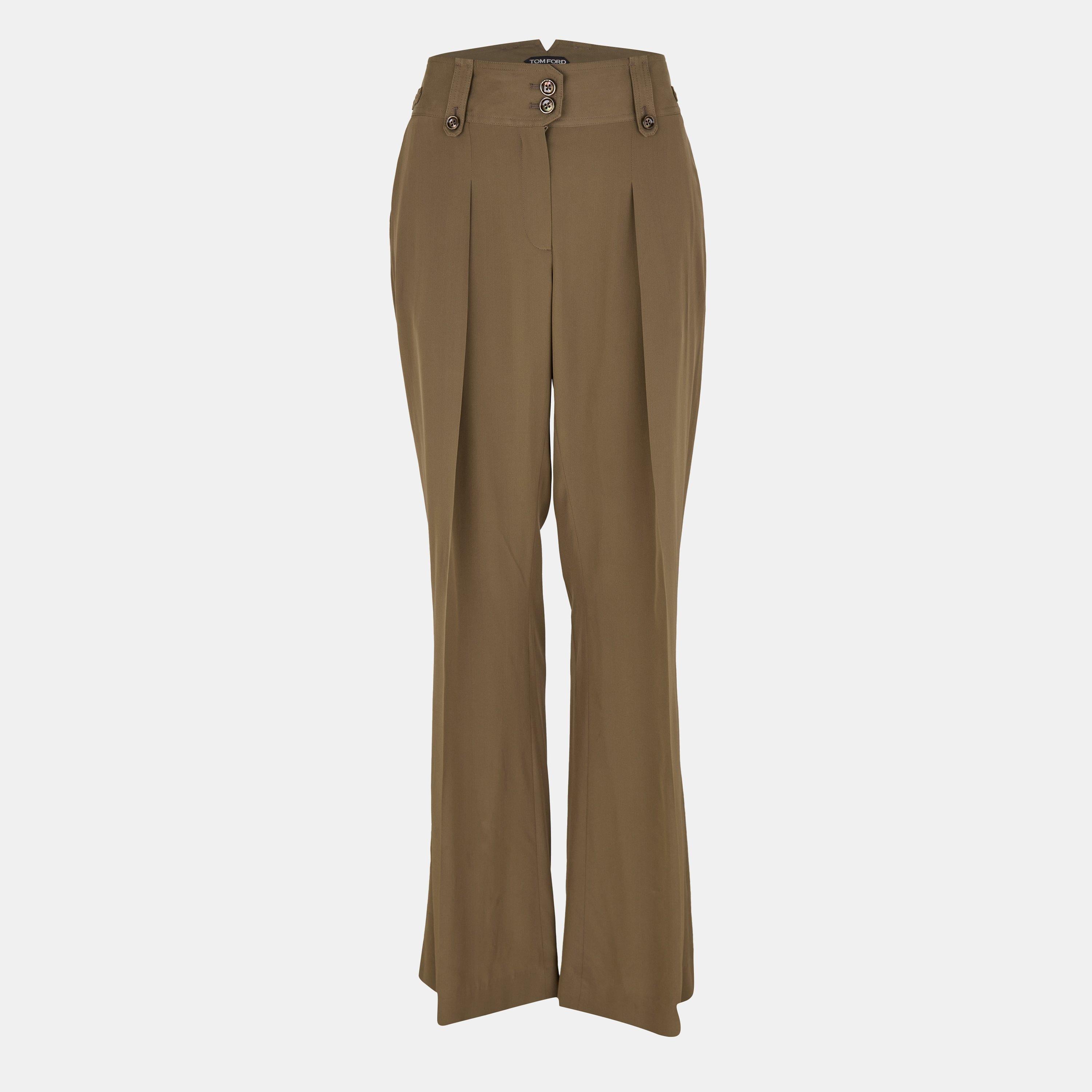 High Rise Wide Leg Trousers