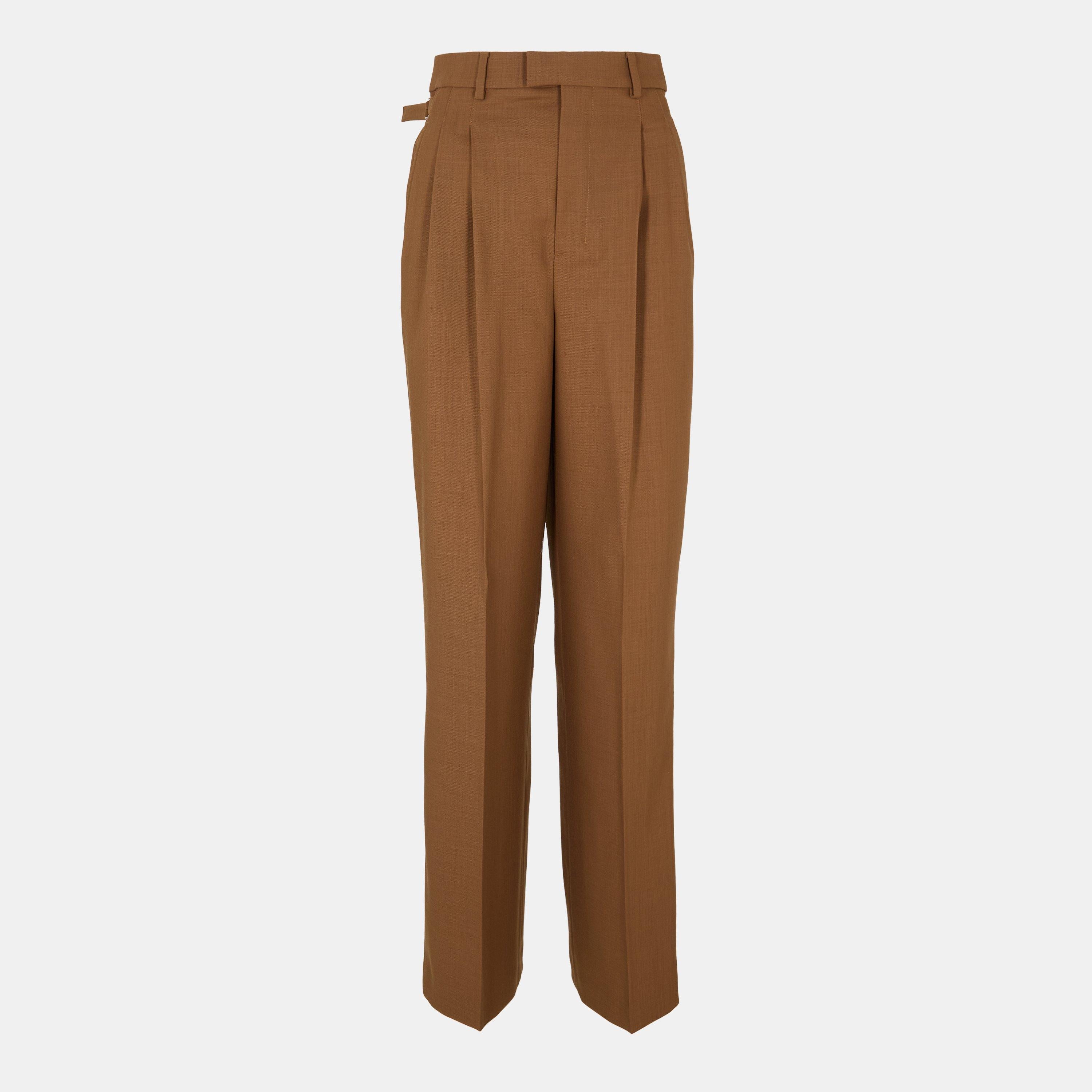 High Waisted Wide Leg Trousers