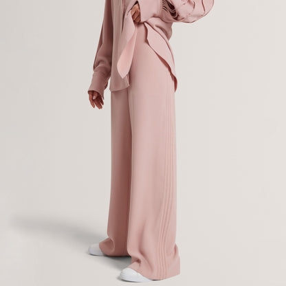 Ted Baker Piping Detail Pull-On Wide Leg Trousers