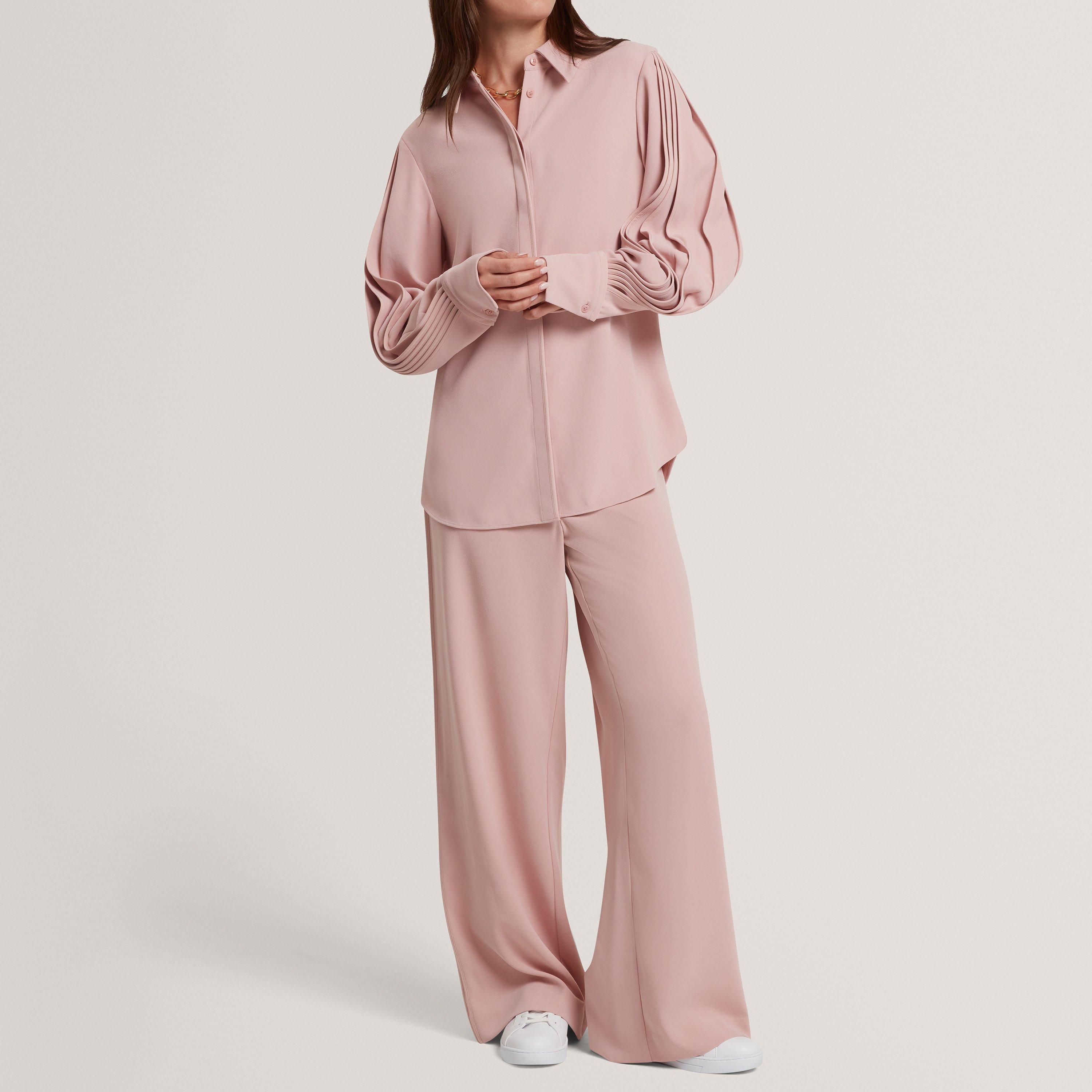 Ted Baker Piping Detail Pull-On Wide Leg Trousers