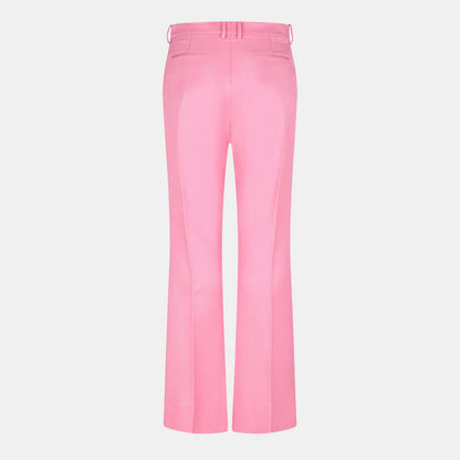 High-Quality Structured Knitted Trousers