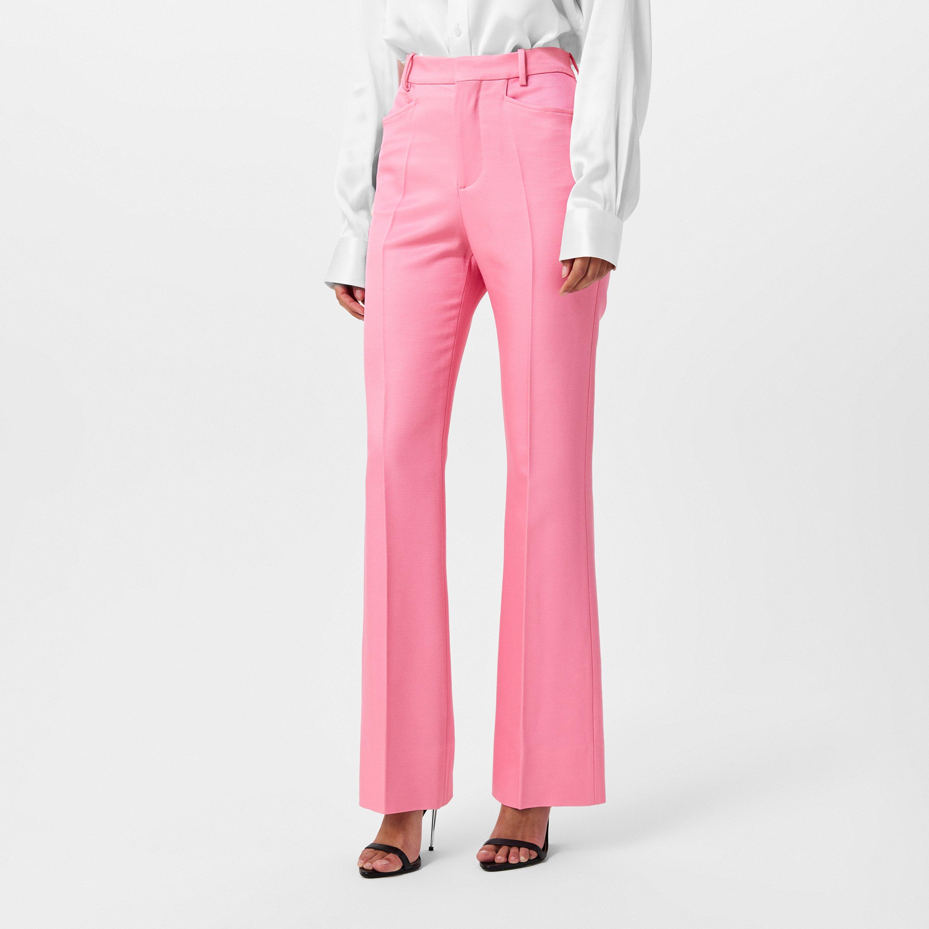 High-Quality Structured Knitted Trousers