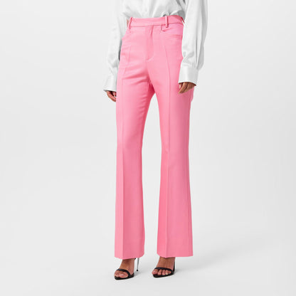 High-Quality Structured Knitted Trousers