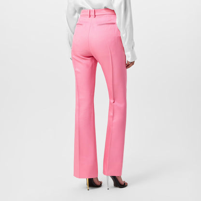 High-Quality Structured Knitted Trousers