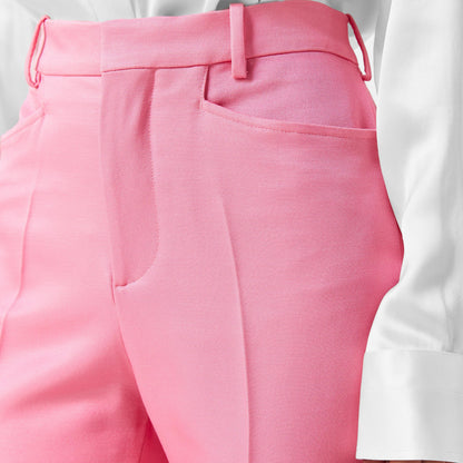 High-Quality Structured Knitted Trousers