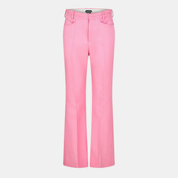 High-Quality Structured Knitted Trousers