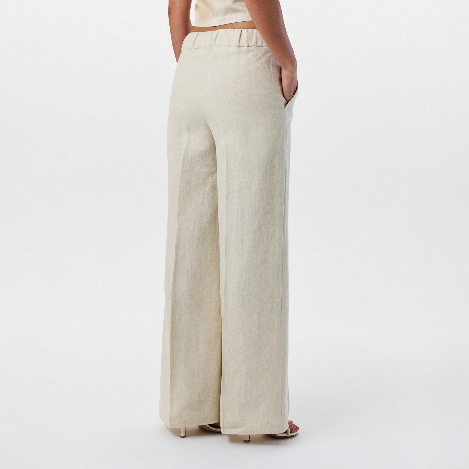 Off Linen Trs Ld99