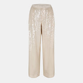 Sequinned Straight Fit Trousers