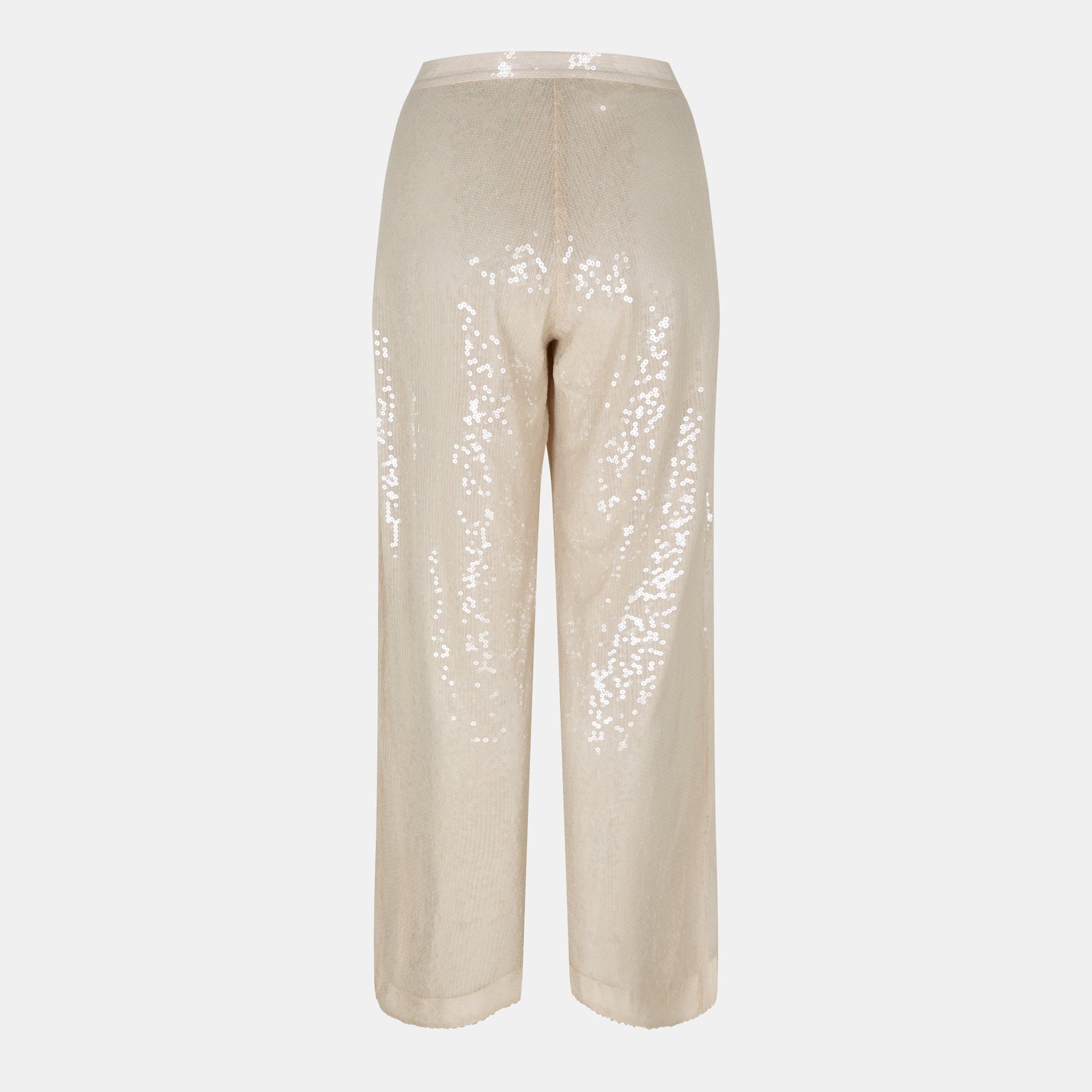 Sequinned Straight Fit Trousers