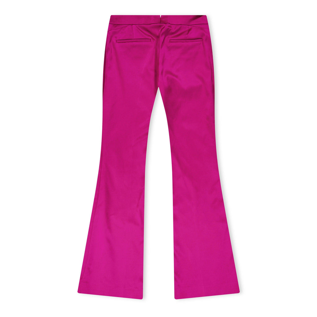 Satin Flared Trousers