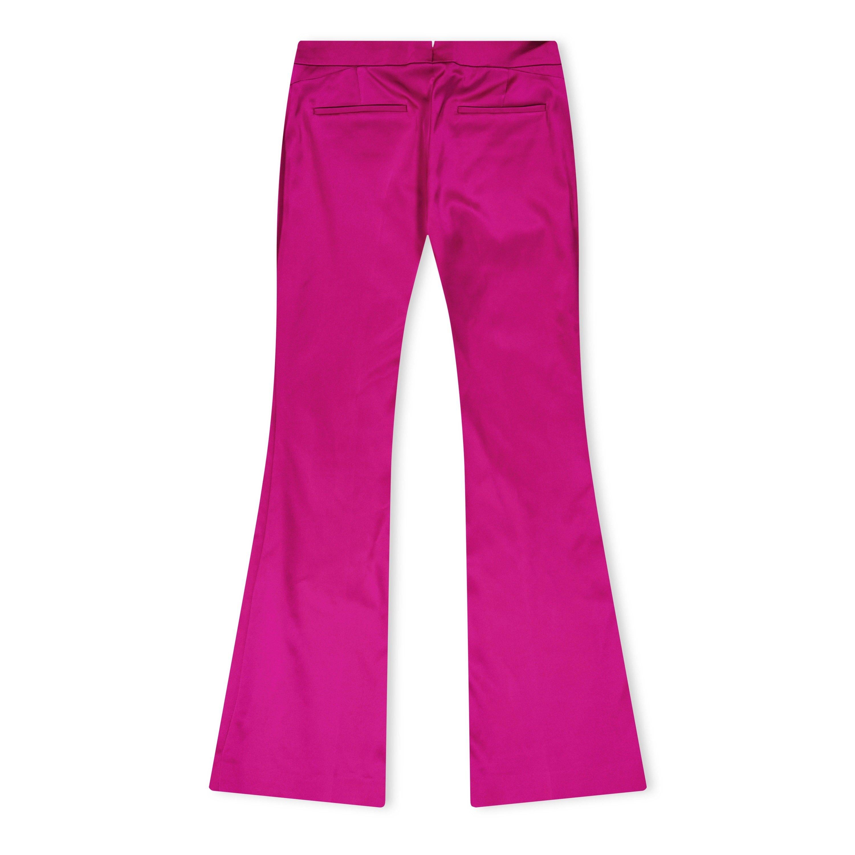 Satin Flared Trousers