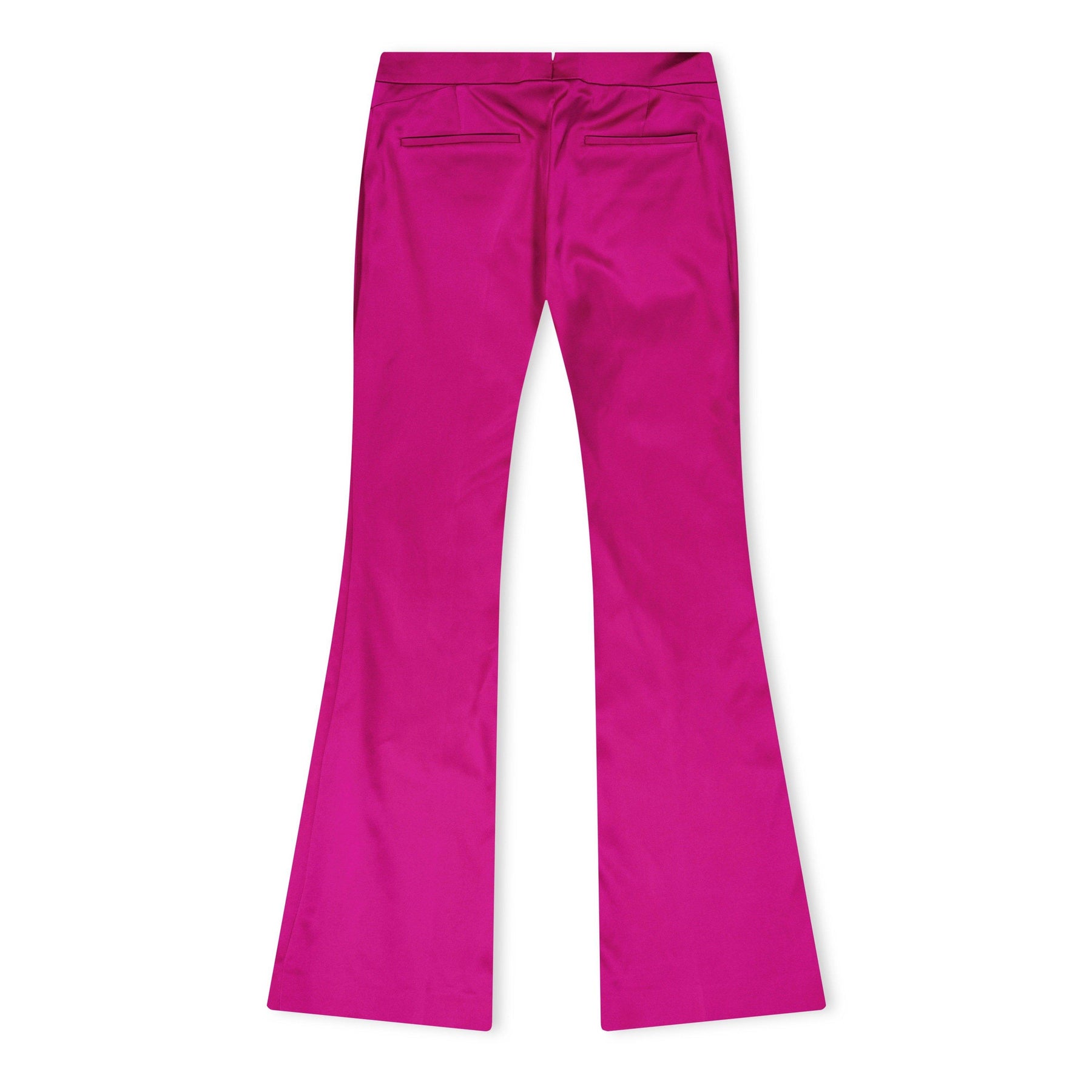 Satin Flared Trousers