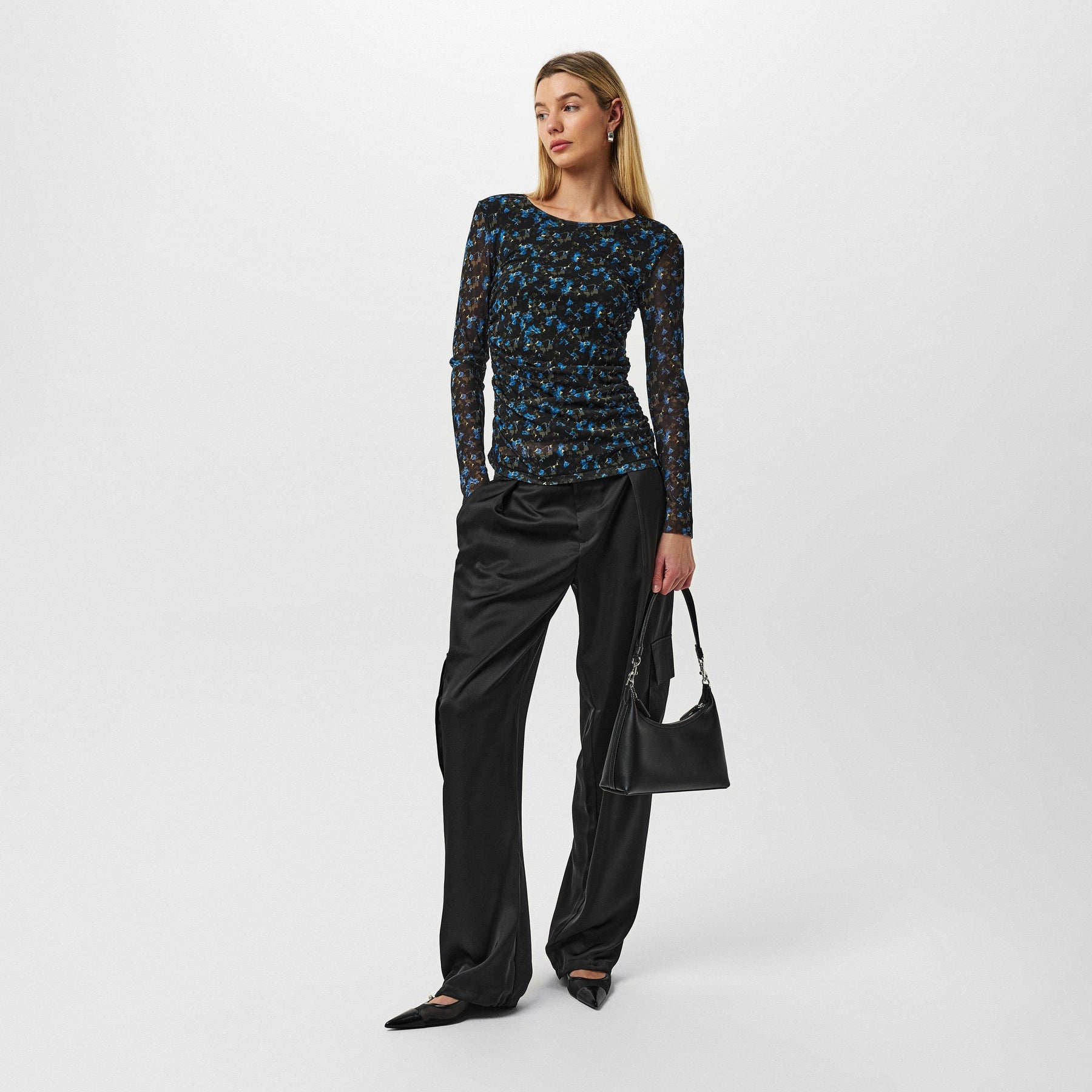 Women's C-Targov Cargo Trousers, Premium Satin