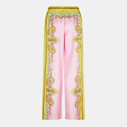Barocco Silk Trousers