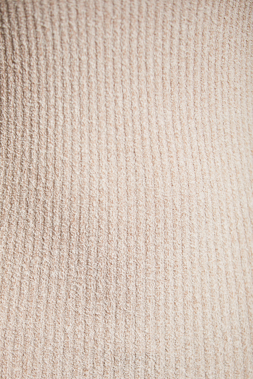 Cold Shoulder Long Sleeve Mini Dress in Praline