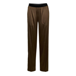 Silk Wide Leg Trousers