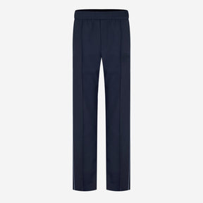 Embroidered Wool Twill Trousers