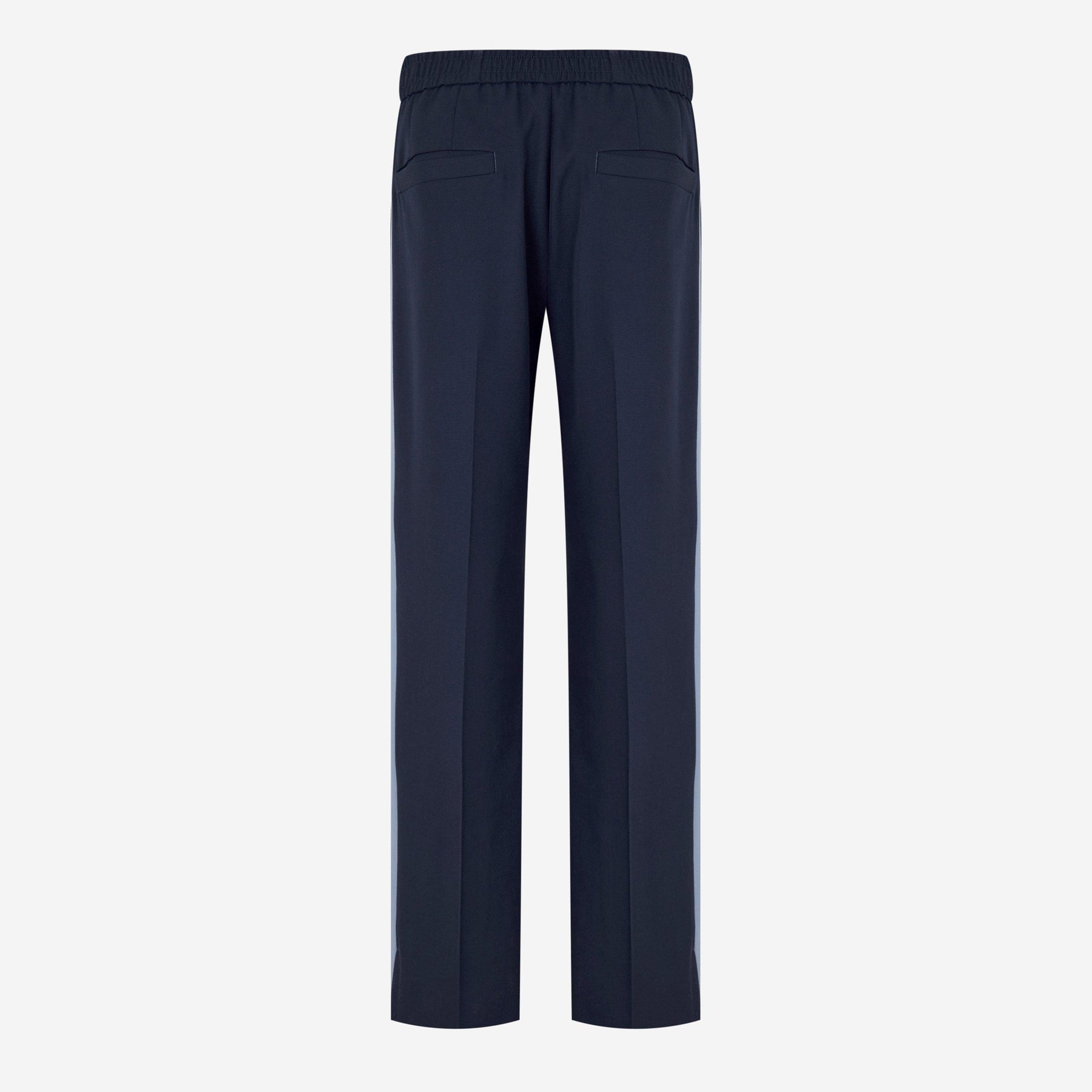 Embroidered Wool Twill Trousers