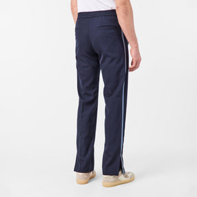 Embroidered Wool Twill Trousers
