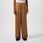 Women's GG Jacquard Wide Leg Trousers