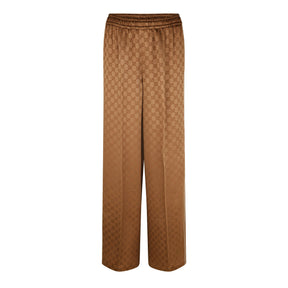 Women's GG Jacquard Wide Leg Trousers