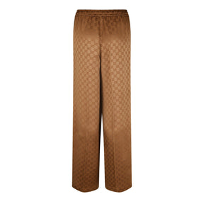 Women's GG Jacquard Wide Leg Trousers