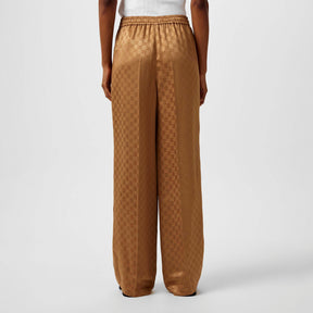 Women's GG Jacquard Wide Leg Trousers