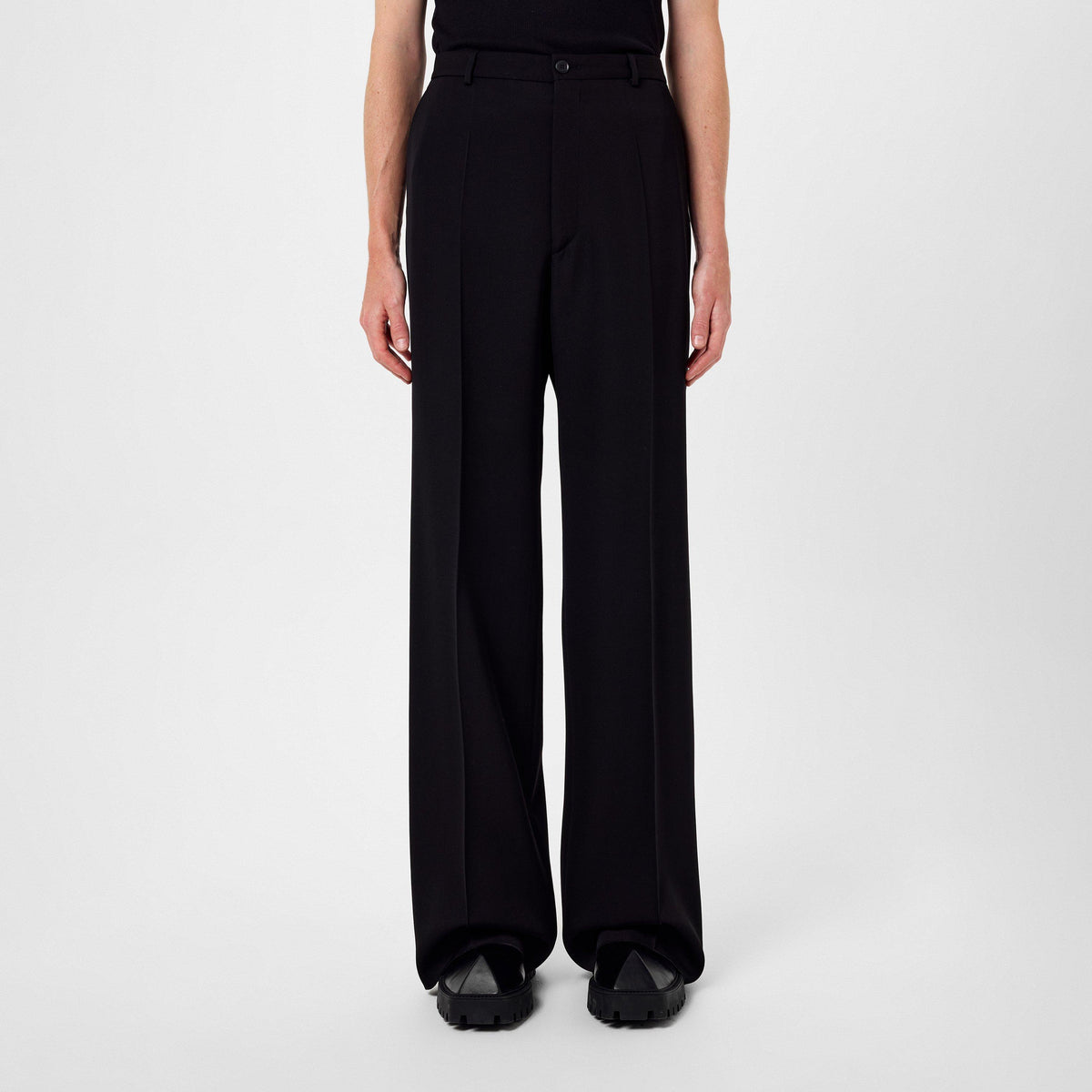 Regular Fit Wool Trousers