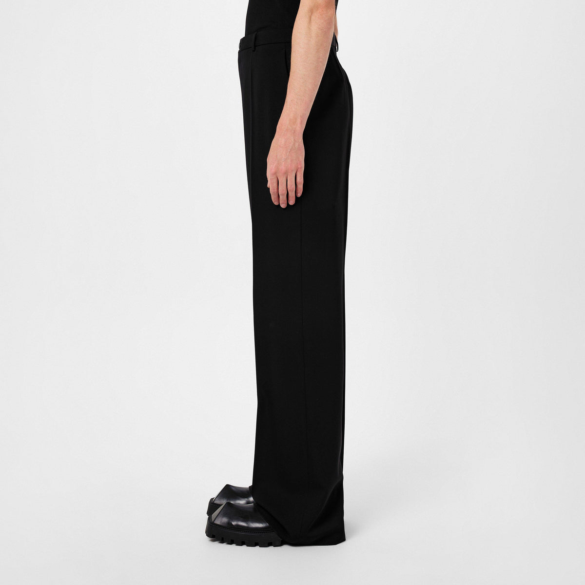 Regular Fit Wool Trousers